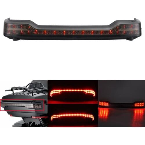 Motocycle Tour Pack Travel Pak Luggage Trunk LED Running Brake Tail Light for Harley Touring FLHTCU FLHTK FLHTKL FLTRU 2014-UP