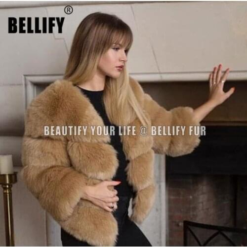 Vintage fluffy Real fur coat women Short furry Genuine fur winter outerwear autumn casual party overcoat