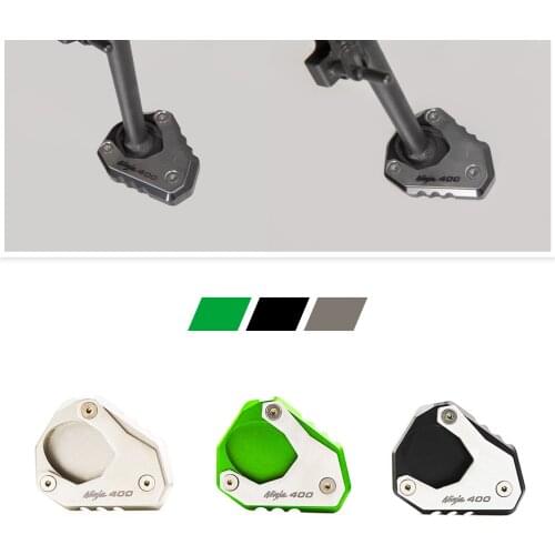 Motorcycle Kickstand Extension Plate Side Stand For Kawasaki Ninja400 2017-2021 Accessories And Spare Parts For The Motorcycle