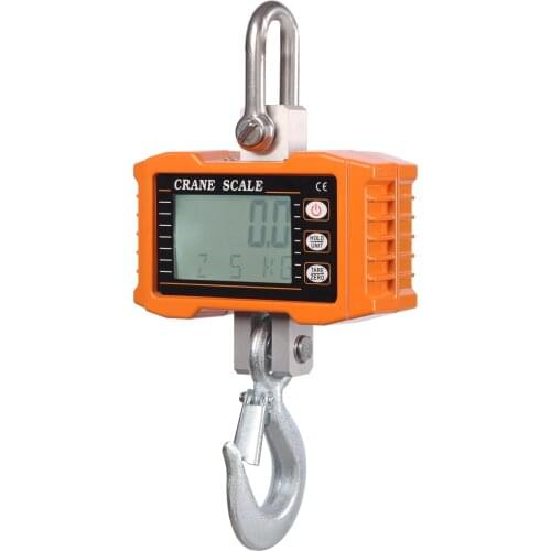High precision 1000KG 2000LBS Aluminum Digital Crane Scale heavy Duty Hanging Scale LCD display