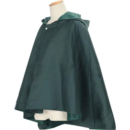Anime Attack on Titan Coplay Scout Regiment Eren Yeager Wings Of Liberty Green Cloak Clothing Costumes Hoodies
