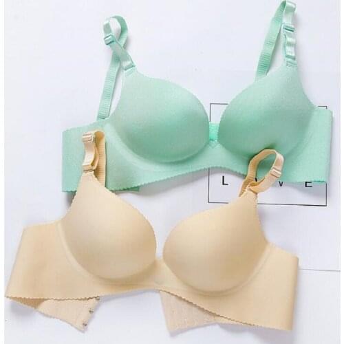 New fashion style push up bra Sexy beauty one piece seamless back closure authentic bra for women bralette Sutia modis lingerie