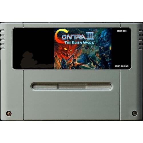 16Bit Games ** Contra III - The Alien War ( PAL EUR Version!! )
