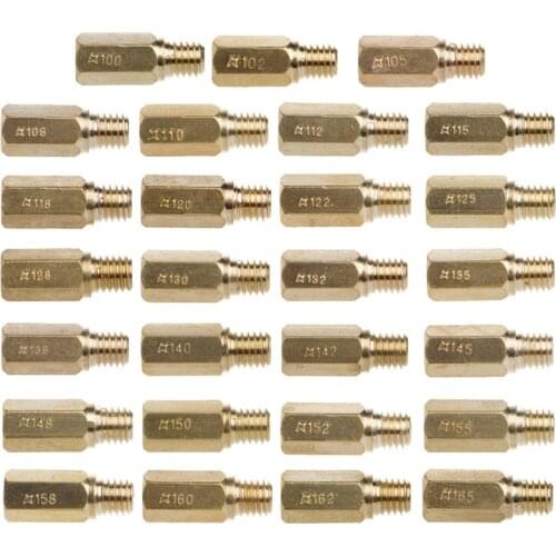 1x Motorcycle Main Jet For Keihin OKO KOSO PE PWK Carburetor 132-165 Type