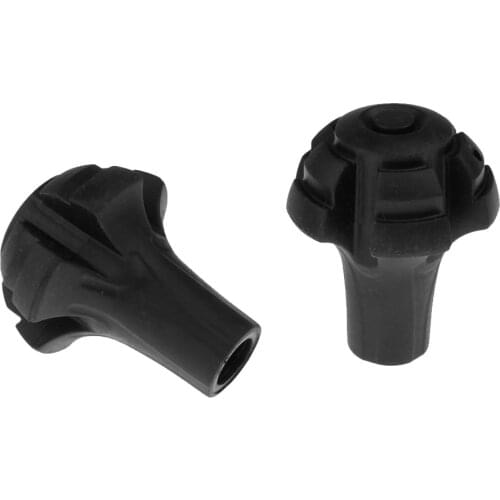 2 Outdoor Trekking Pole Rubber Tip End Cap Walking Stick Protector Accessory