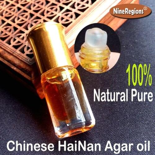 3g/bottle 100% natural pure Chinese HaiNan oud wood oil oudh aloes wood essential home fragrance