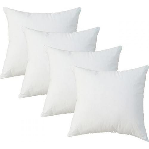 4 pcs Decorative Silicone Pillow decorate Pillow Inner 43 X43CM - 350GR Casual and Comfortable Cushion Pillow decorate English Home Decoration