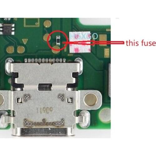 5pcs-100pcs For Nintendo Switch Small Fuse (Above Near to Type-C Power Charger connector) Motherboard Repair Component Part
