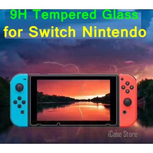 9H Tempered Glass For Nintendo Switch Hardness Premium Tempered Glass For Nintendo Switch NS 2107 HD Screen Protector Case