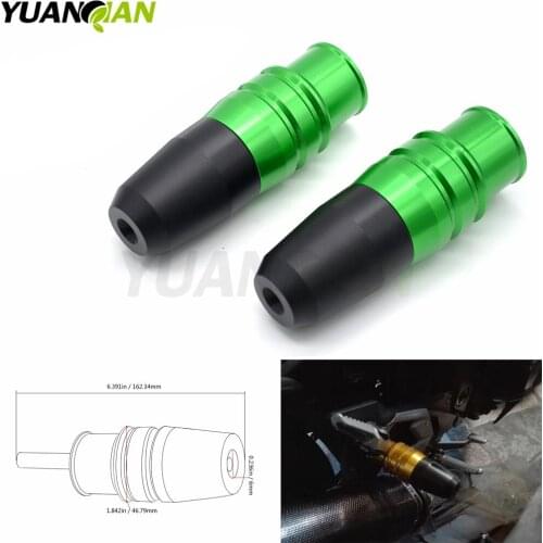 Motorcycle Accessories parts Exhaust Sliders Crash Pads Protector For Kawasaki ninja z800 z900 z250 z300 z 250 300 800 Motorbike