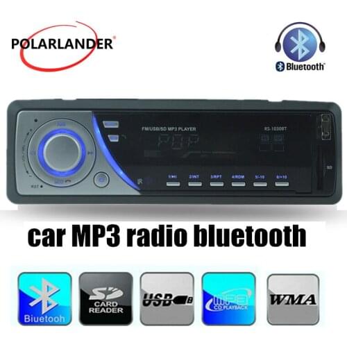 In-Dash Multifunction Car Radio FM USB SD Built-in Bluetooth MP3 Player 2018 New Support Bluetooth Answer 1 DIN Remote Control
