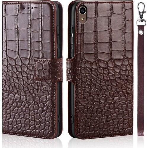 Case for Sony Xperia Z4 E6533 E655 Case flip Crocodile texture leather case for Sony Xperia Z4 E6533 E655 cover with card holder