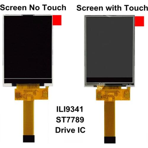 2.4 inch 18PIN 65K/262K SPI TFT LCD Screen COG ST7789V Drive IC 240(RGB)*320 Wide viewing angle