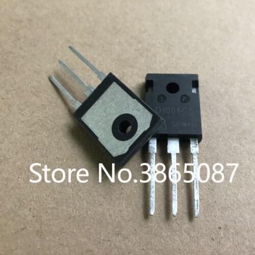 D1065C5 IDW10G65C5 OR D1265C5 TO-247 SILICON CARBIDE SCHOTTKY RECTIFIER DIODE 10PCS/LOT ORIGINAL NEW