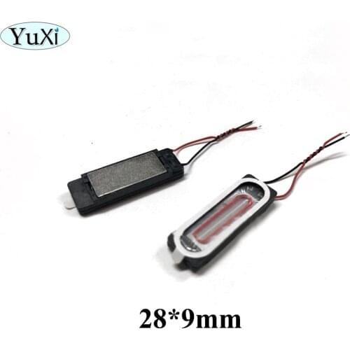 YuXi 1W 8R 2809 Speaker Tablet Speaker Unit With Cable Driver Head 28mm*9mm Dual Magnetic Racetrack Shape Loudspeaker