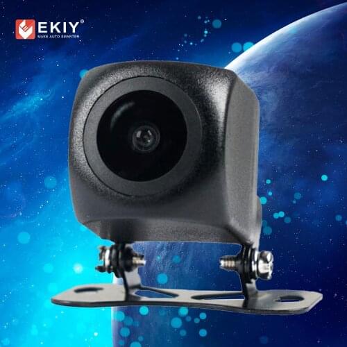 EKIY Universal Night Vision Smart Dynamic Trajectory Parking Line HD Car Rear View Reverse Backup Parking Track Camera