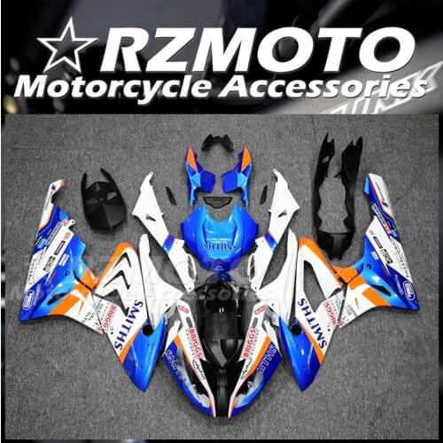 New ABS Injection Mold Full Fairings Kit Fit for BMW S1000RR Hp4 2015 2016 15 16 bodywork set custom Blue white