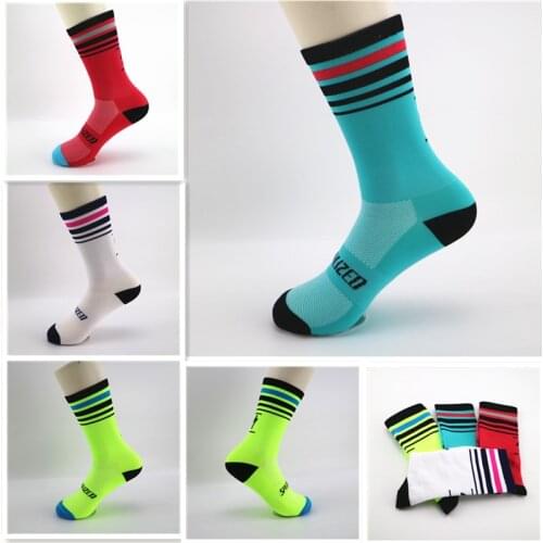 Summer Spring Women Men Sport Cycling Riding Socks Breathable Colorful Basketball Hiking Climbing Basketball Football Socks