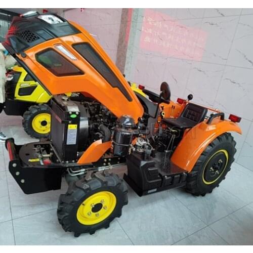 New 4WD 50HP Mini Hydraulic Farm Tractor Agriculture Machinery Greenhouse Garden Tractor SYNBON