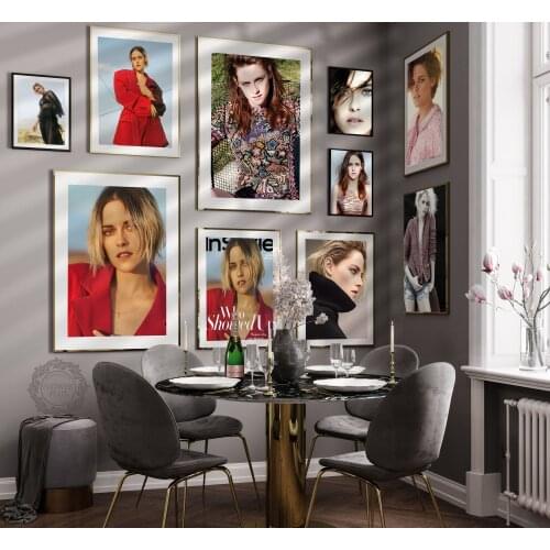 Kristen Stewart Poster Movie HD Star Wall Art Canvas Painting Nordic Cafe Bar Room Home Decoration