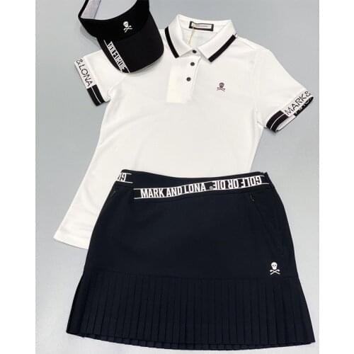 Golf couple short-sleeved shirts mens and womens sports tops polo shirts