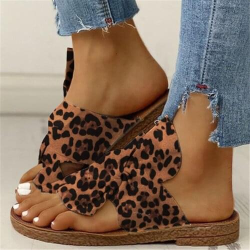 Leopard Printed Sandals Women Wedges Sandals Ankle Buckle Open Toe Fish Mouth Platform Swing Summer Women Shoes Chaussure Femme