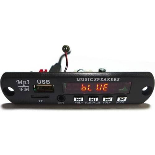 Smart Electronics 4.2Bluetooth MP3Decoder Board 12V Wireless Audio Module for Car, headphone playback, Bluetooth hands-free call