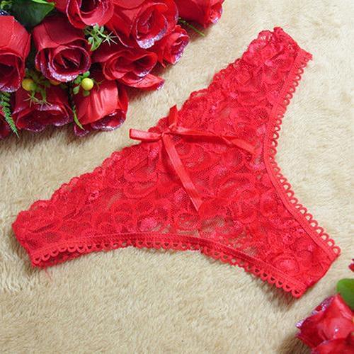 Sexy Lace Panties Women Hollow V-string Briefs Panty Thongs G-string Lingerie Underwear Sexy Women Panties Drop Shipping