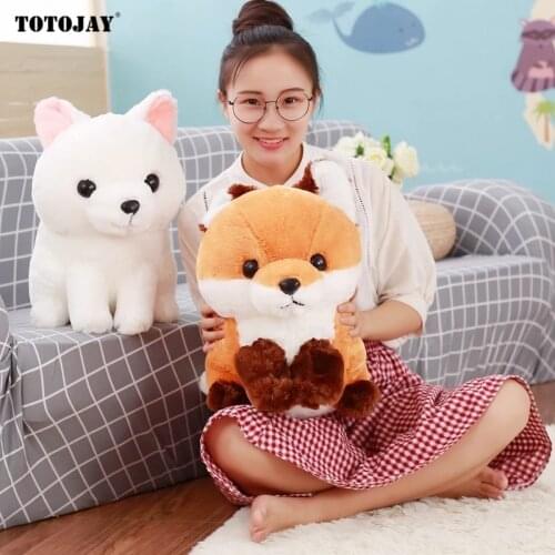 1pc 40CM Soft Cute Long Tail Fox Plush Toy Stuffed Kids Animal Doll Kawaii Gift for Children Birthday Gift Home Shop Decor