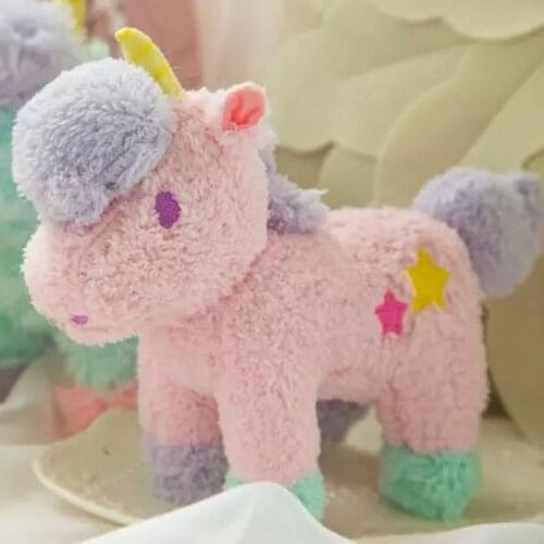25cn Cute Unicorn Plush Toy Stuffed Animal Plush Doll Kids Toy Unicorn Soft Doll Figure Fluffy Gift For Children Hiht Quality
