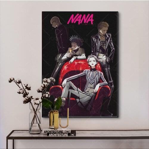 Nana Shinichi obuo Yasushi anime Poster Painting Wall Art Canvas For Living Room Home Bedroom Study Dorm Art Decoration Prints
