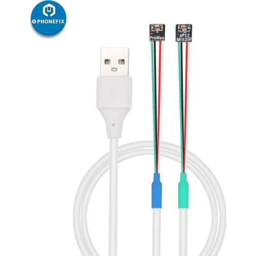 USB Power Supply Cable Battery Connector Buckle Cable for IPhone 12/12 Pro/12 Pro Max USB Power Cable Adapter Motherboard Repair
