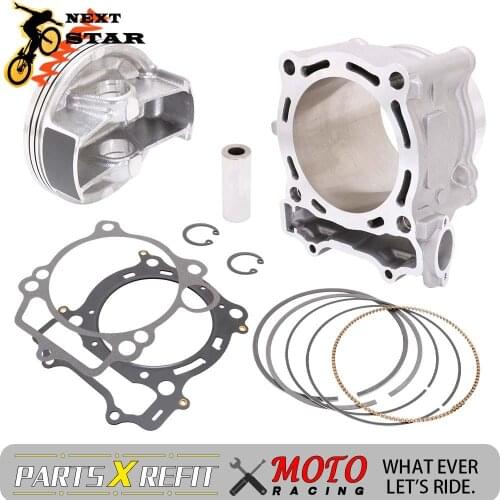 Motorcycle Cylinder Head Assembly Gaskets Pistons Set For YAMAHA YZ450F 03-06 WR450F 03-05 YZF WRF Engine ATV Quad Dirt Bike