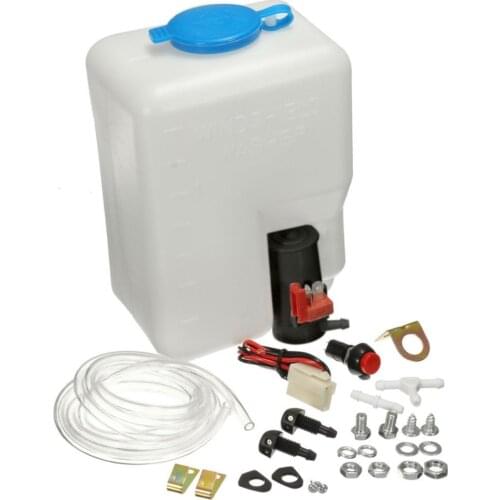New Car Windshield Washer Reservoir Pump Bottle Kit 12V Jet Switch Clean Tool for Car for Boats for Marine Classic Drop Shipping