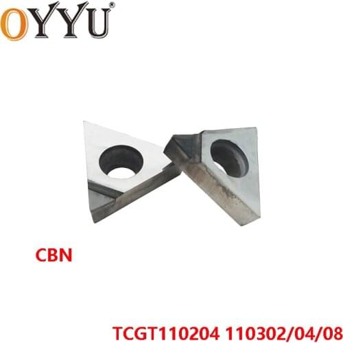 OYYU TCGT CBN Diamond TCGT11 TCGT110204 TCGT110302 TCGT110304 TCGT110308 TCGT1102 Lathe Cutter Turning Tools CNC Cutting