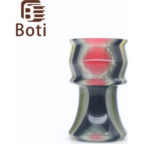 Boti Brush-Red Sun Handle Handmade Resin Material Red Purple Shaving Brush Handle Mens Beard Tool