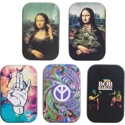 Tobacco Box Portable Moisture Sealed Metal Storage Box Cigarette Case Ultra-thin Creative Personality Tobacco Box
