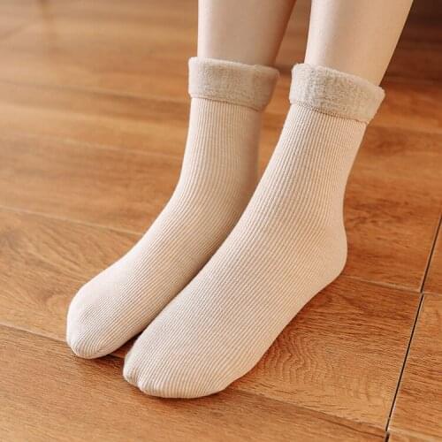 16 Pairs/set Warm and Thickened Female Socks Middle Tube Socks Women Socks Autumn and Winter Warm Snow Socks Wholesale