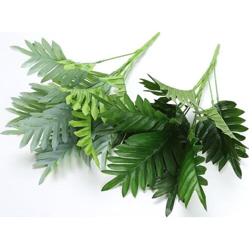 Indoor Outdoor Decoration Plastic Green Persia Artificial Fern Leaves Artificial Grass Plant