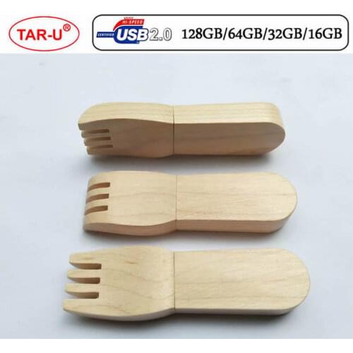 Real Wood USB Flash Drive 256GB USB 2.0 Pen Drive 8GB 16GB 32GB 64GB Pendrive Wooden Memory Disk Thumbdrive USB Stick Gift