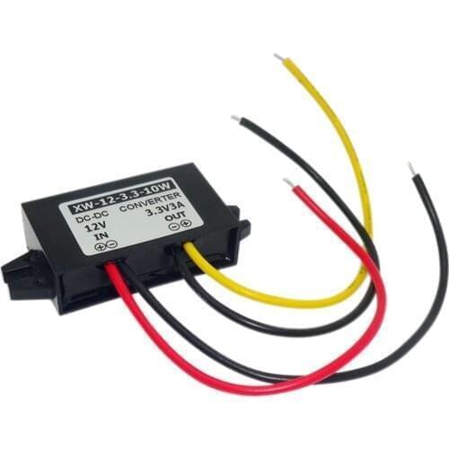Waterproof DC 12V(6-22V) Step Down To 3.3V 3A 10W Car Power Supply Converter Adapter Regulator Module 100k LED car display