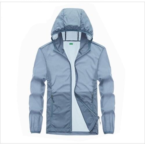 5XL Breathable Men Women Quick Dry Fishing Camping Skin Jackets Sun UV Protection Coats Outdoor Sports Hiking Jacket