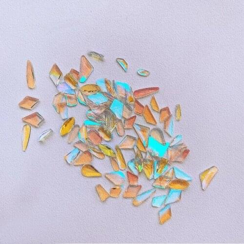 1 Bag Nail Art Crystal Aurora Gem Randomly Mixed Different Designs 100pcs RM44