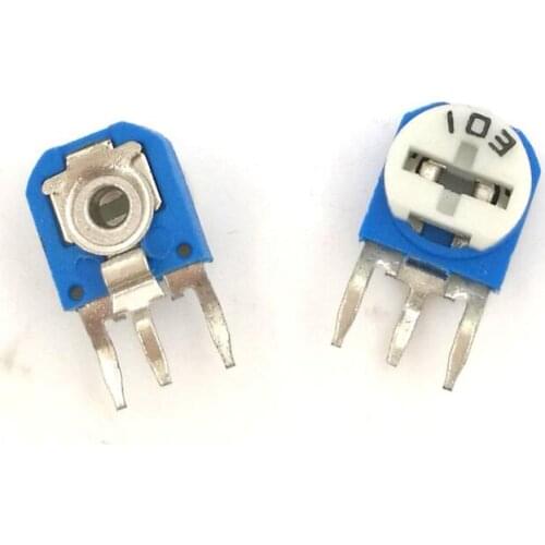 10pcs RM063 RM-063 100 200 500 1k 2k 5k 10k 20k 50k 100k 200k 500k 1m Ohm Trimpot Trimmer Potentiometer Variable Resistor