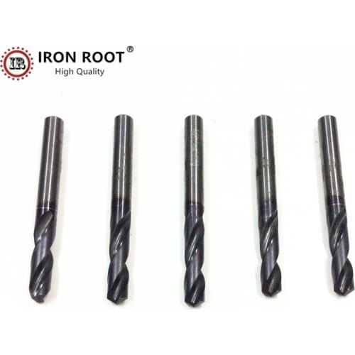 1P 55° CNC Lathe Tool Solid Carbide Drill Bit 9.5x40x80 /10.0 /10.5 /11 /11.5 /12.0 /12.5 / 13mm Straight Shank Twist Drill Bit