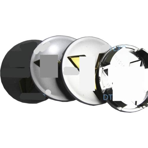 4 Pieces 3D Logo Wheel Center Caps for Pajero Emblem Rim Hub Covers for Montero Badge for Lancer Outlander golden black chrome