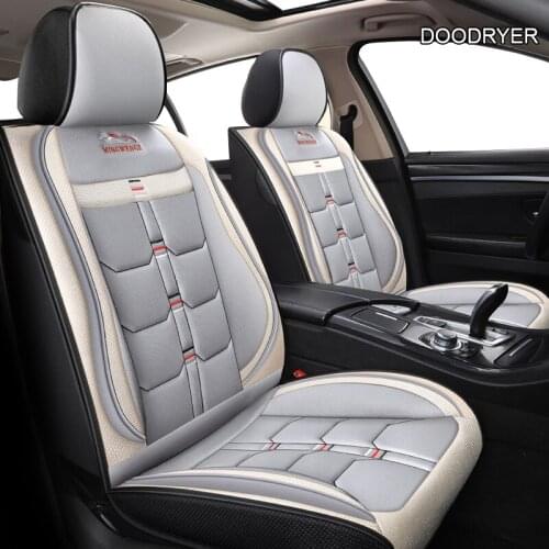 DOODRYER flax car seat covers For audi a64f a4 a3 a5 q3 q5 q2 lada xray mitsubishi pajero skoda octavia nissan leaf seat cover