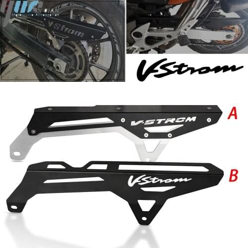 DL650 CNC Aluminum Motorcycle Chain Guard Cover Protector NEW For SUZUKI DL650 V-Strom DL 650 VStrom 650 2004-2020 650XT 15-20