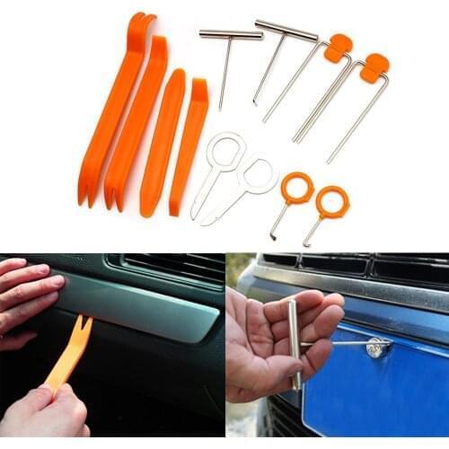 12pcs Car Disassembly Removal Tool Dashboard Instrument Cluster Audio Radio Door Clip Repair Kit Motorcycle 4x4 Auto Accessories