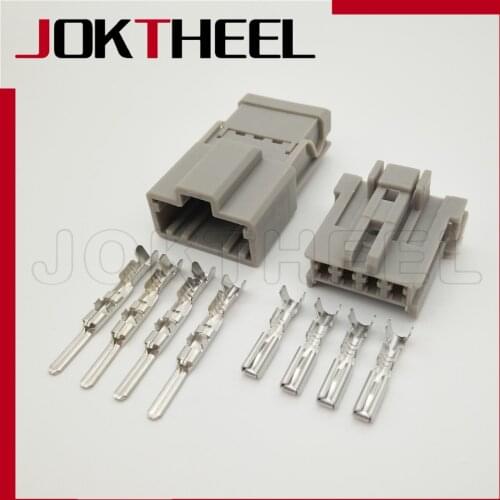 1/5/10/20 sets kit Sumitomo HD type 4 Pin way male female unsealed car auto electrical wire connector plug 6098-0244 6098-0243